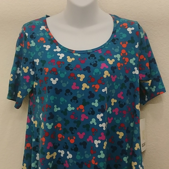 LLR Disney Turquoise Printed Perfect T Tunic Top-#0260 - Picture 4 of 13